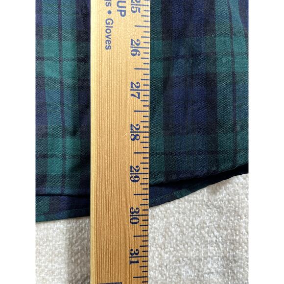 Pendleton Men’s 2x Blue Green 100% Wool Black Watch Tartan Short Sleeve Shirt - Picture 7 of 8